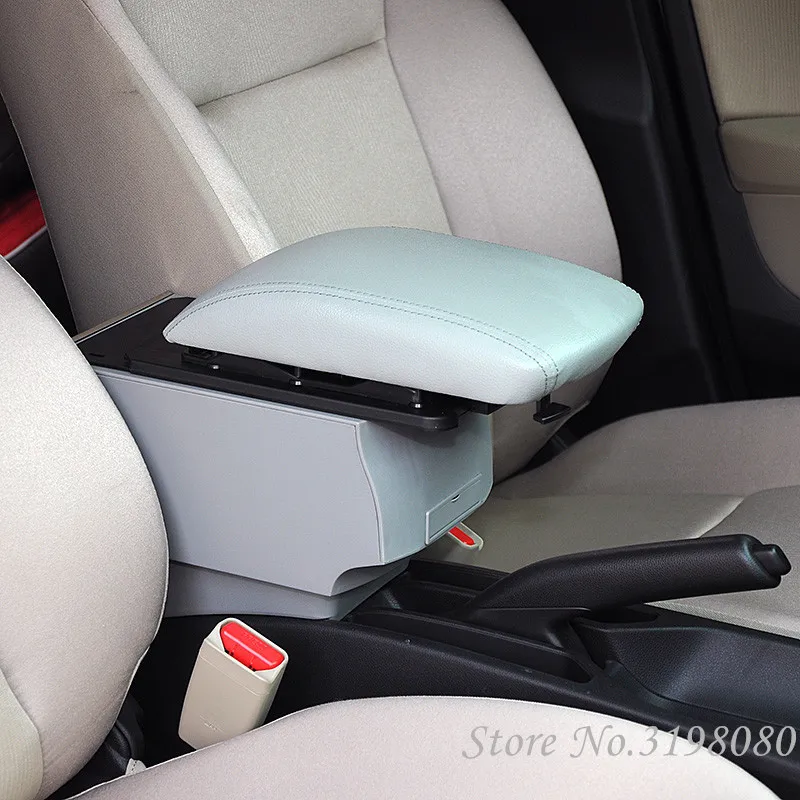 Для VW 2010 2017 Tiguan без сверла в автомобиле 8 шт. USB подлокотник автомобильный Центр