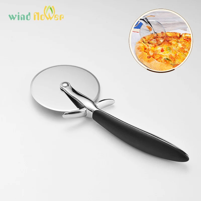 Wind flower Pizza Cutter Stainless Steel Pizza Knife Cake Bread Pies Round Knife  Pastry Pasta Dough kitchen Baking Tools
