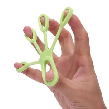 

3pcs/set Silicone Hand Exerciser Finger Massage Finger Strength Training Belt Stretch Ring Device Relieve Pressure