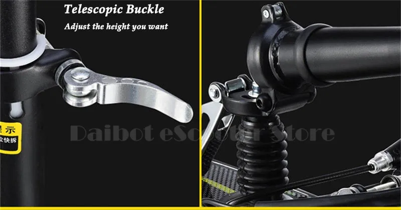 Daibot Electric Scooter For Adults Two Wheel Electric Scooters Rear Brake Mini 24V Portable Foldabe Kick Scooter Children        (20)