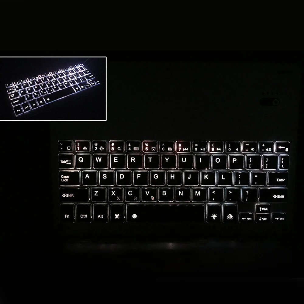 7 цветов подсветка Bluetooth клавиатура чехол для iPad Pro 11 дюймов Съемная Беспроводная клавиатура из искусственной кожи чехол Подставка для планшета