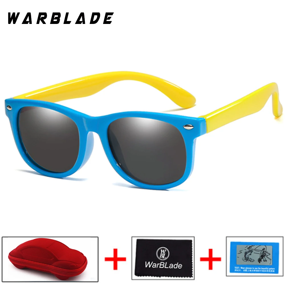 Brand Nail Silicone Safety Software Polarized Cat's Eye Children's Sunglasses Men's and Baby's Glasses Fashion UV400
