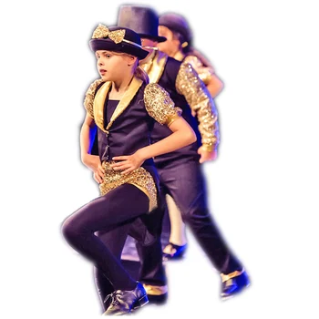 

The New Children Dovetail Between Men and Women Dance Skirt Suit Type 2276 Modern Jazz Performance Stage Activities