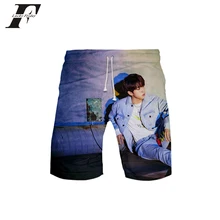 Детские шорты для женщин и мужчин альбом KPOP желтая древесина летние шорты мужские трендовые шорты популярные повседневные летние шорты