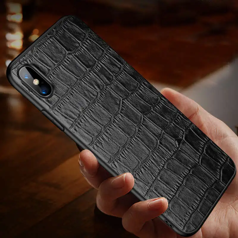 Чехол из натуральной кожи для Iphone X 11 12 Pro чехол XS Max SE 2020 противоударный XR 7 8 Plus 12Mini