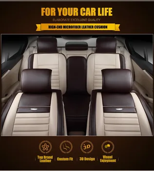 

for mazda 6 2 3 cx-5 cx-7 cx-9 luxury brand soft PU leather car seat cover front and rear full seat easy clean seat covers