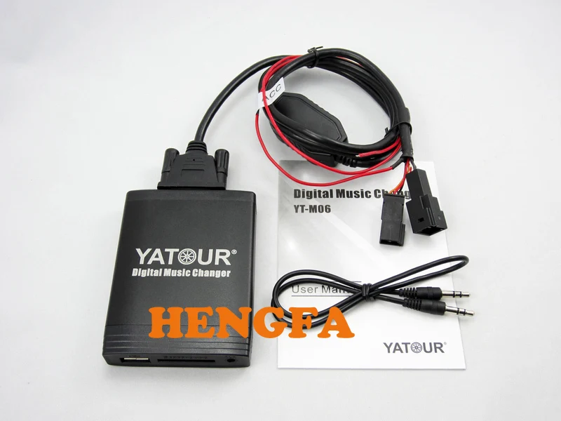 Yatour Автомобильный цифровой музыкальный usb-адаптер MP3 AUX для 1991-2006 BMW 3pin+ 6pin X5 X3 M3 M5 YT-M06