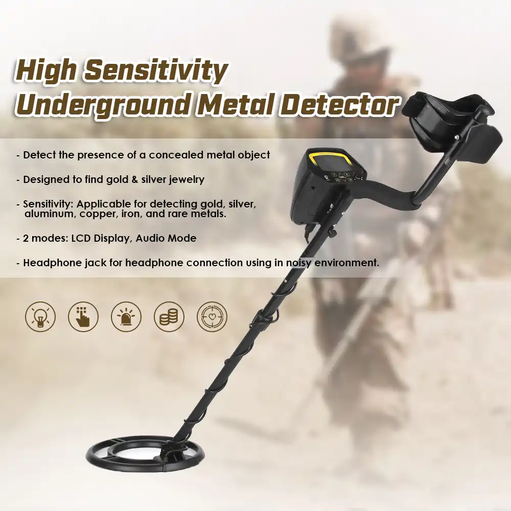 Digital Lcd Underwater Metal Detector Gold Detector Digger Treasure Hunter Adjustable Waterproof Search Coil Folding Shovel Industrial Metal Detectors Aliexpress
