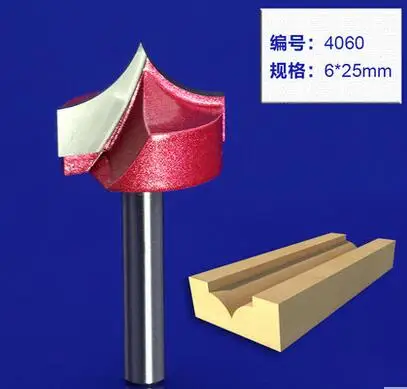 

1pc 6mm*25mm Freeshipping CNC carbide endmill,3D woodworking insert router bit,Tungsten Needle nose end milling cutter,wood tool