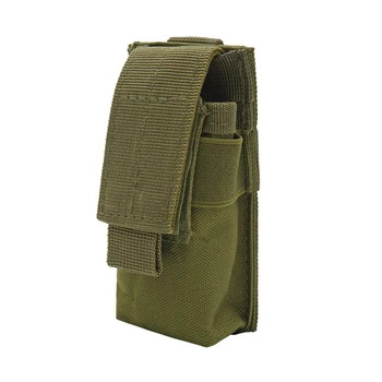 

Military Molle Pouch Tactical Pouch Knife Pouch Flashlight Hunting Bags Fanny Pack Nylon Waist Bags for Men 5.8 x 3 x11.5cm