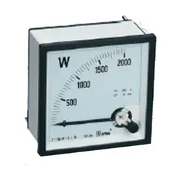 Однофазный измеритель мощности переменного тока 0-2000 Вт Ватт метр 96*96 мм ватт панель метр