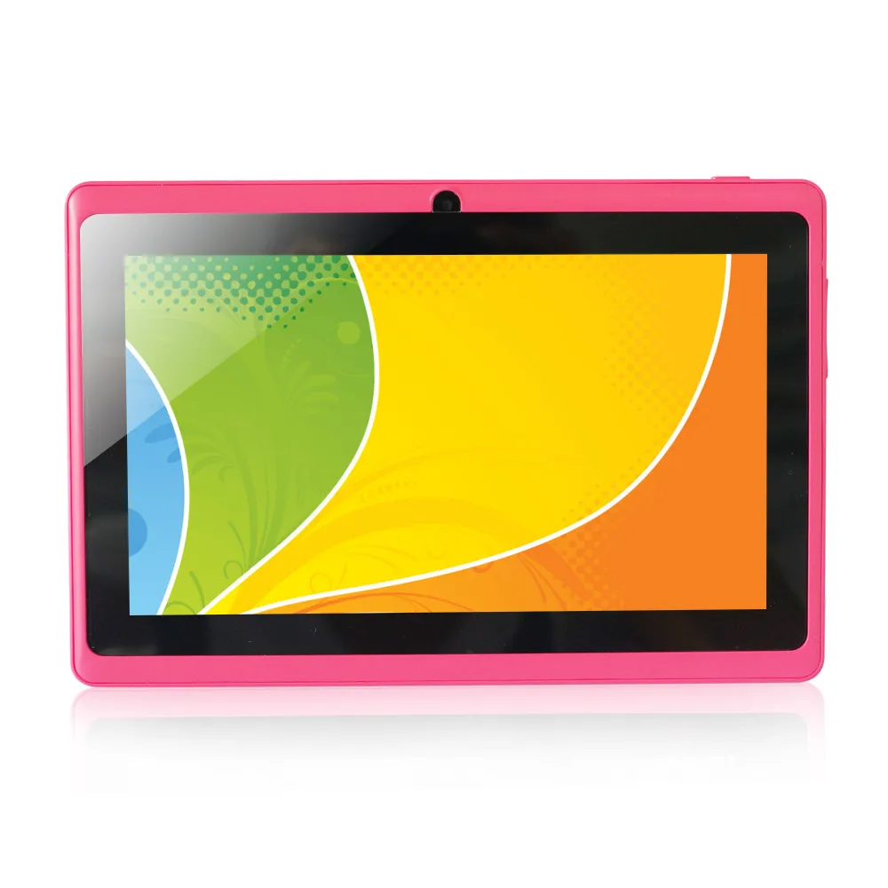 30 шт./партия 7 дюймов Q8 Q88 Quad core android 4,4 Детские планшеты ПК allwinner 512M 8GB bluetooth HD 1024*600 таблетки Двойная камера, Wi-Fi