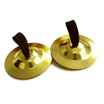 

One Pair Mini Cymbal Orff Instrument Belly Dance Finger Cymbals Middle East Percussion Cymbals Dancing Props Musical Instrument