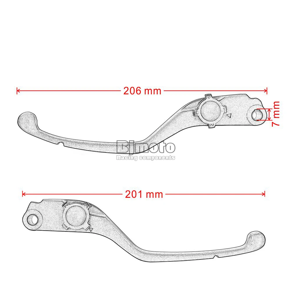 BJMOTO мотоциклетный тормозной рычаг сцепления для BMW R1200RT R1200GS Adventure- R1200R R1200RS- R1200GS/LC 2013