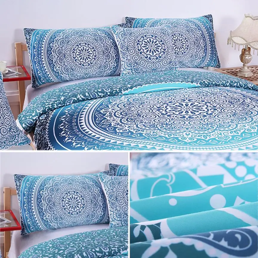 

30*50cm Bohemia Rectangle Printing Pillow Case Cafe Zipper Cover Soft Pillowcases Home Bed Ornament Washable Pillowcase #A