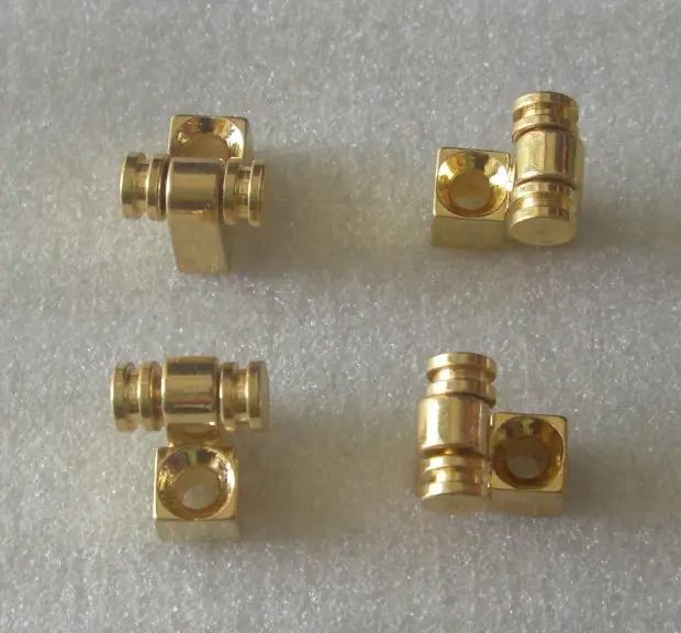 6 шт./упак., гитара, роликовая нить, дерево/ролик, гитарные фиксаторы струны золотого цвета