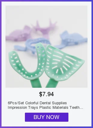 35 шт./4 комплекта стоматологические лабораторные принадлежности металл и пластиковая ложка для оттиска