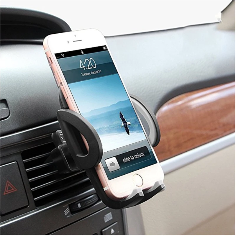 Universal Cellphone Stand Mount Car Air Vent Mobile Phone Holder For iPhone X 6 7 8 8plus Samsung S9 Xiaomi Accessories Support