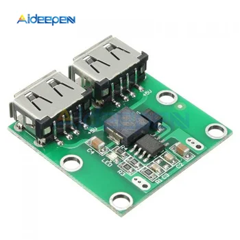 

2Pcs/lot Dual USB Step Down Module DC-DC 6V-2​​4V to 5.2V 3A Buck Converter Transformer Voltage Regulator Charging Board