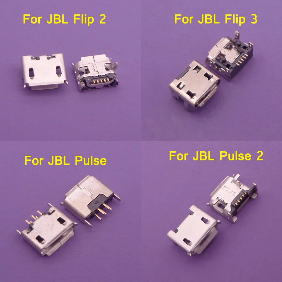 30pcs For JBL FLIP 3 2 Pulse 2 Bluetooth Speaker Micro USB Jack Dock