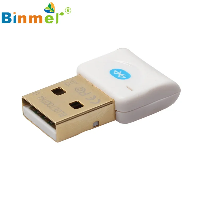 Binmer 2017 USB Беспроводной Bluetooth 4.0 КСО Dongle адаптер аудио передатчик XP Vista Win7/8 Bluetooth Dongle 13 сентября