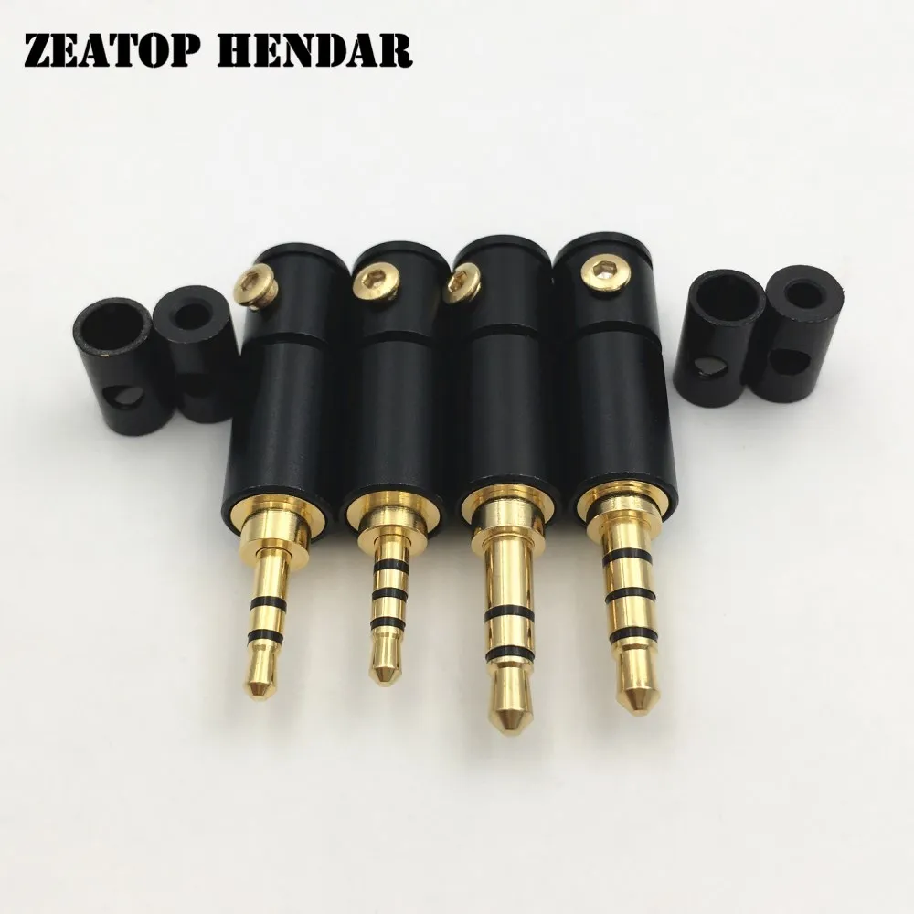 

50Pcs 2.5 / 3.5 mm 3 / 4 Pole Stereo Male Jack 2.5mm 3.5mm Audio Plug Connector DIY Solder Adapter for 2mm 4mm 6mm Cable