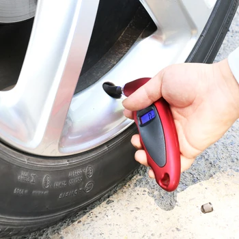 

Mini Digital Tire Gauge for Car Motorcycle Bike Tire Diagnostic LCD Display Universal Car Digital Tire Pressure Tool Gauge