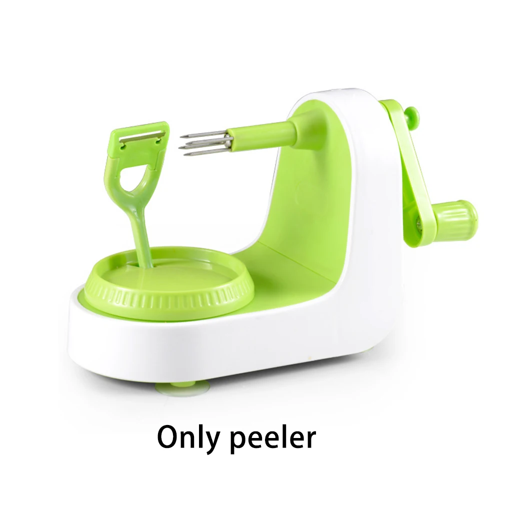Creative Vegetable Fruit Tools Apple Peeler Multifunctional Manual Fruit Peeler Machine Cutting Apple Kitchen Accessories Green
