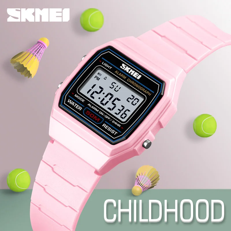 New Trending Children Sports Watches Fashion Outdoor Running Digital Wristwatch Multi-function Alarm Clock Complete Calendar