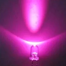 1000 шт./лот 5 мм F5MM F5 ультра яркий розовый свет красивый светодиод(светодиодный) с круглой головкой L