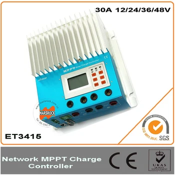 

30A 12/24/36/48V system auto recognise, all aluminum shell design, high-efficiency shielding sigal interface