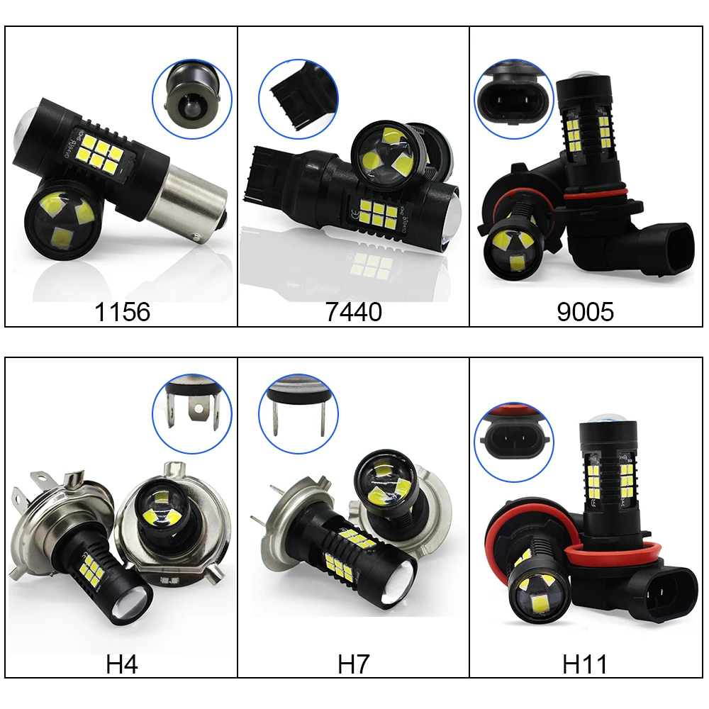 MODERN CAR Universal Seoul 2835 21SMD Chips Auto Car LED Fog Light Bulb H7 H11 T20 S25 T25 H4 9005 9006 Fog Lamp Bulb Headlights MODERN CAR Universal Seoul 2835 21SMD Chips Auto Car LED Fog Light Bulb H7 H11 T20 S25 T25 H4 9005 9006 Fog Lamp Bulb Headlights