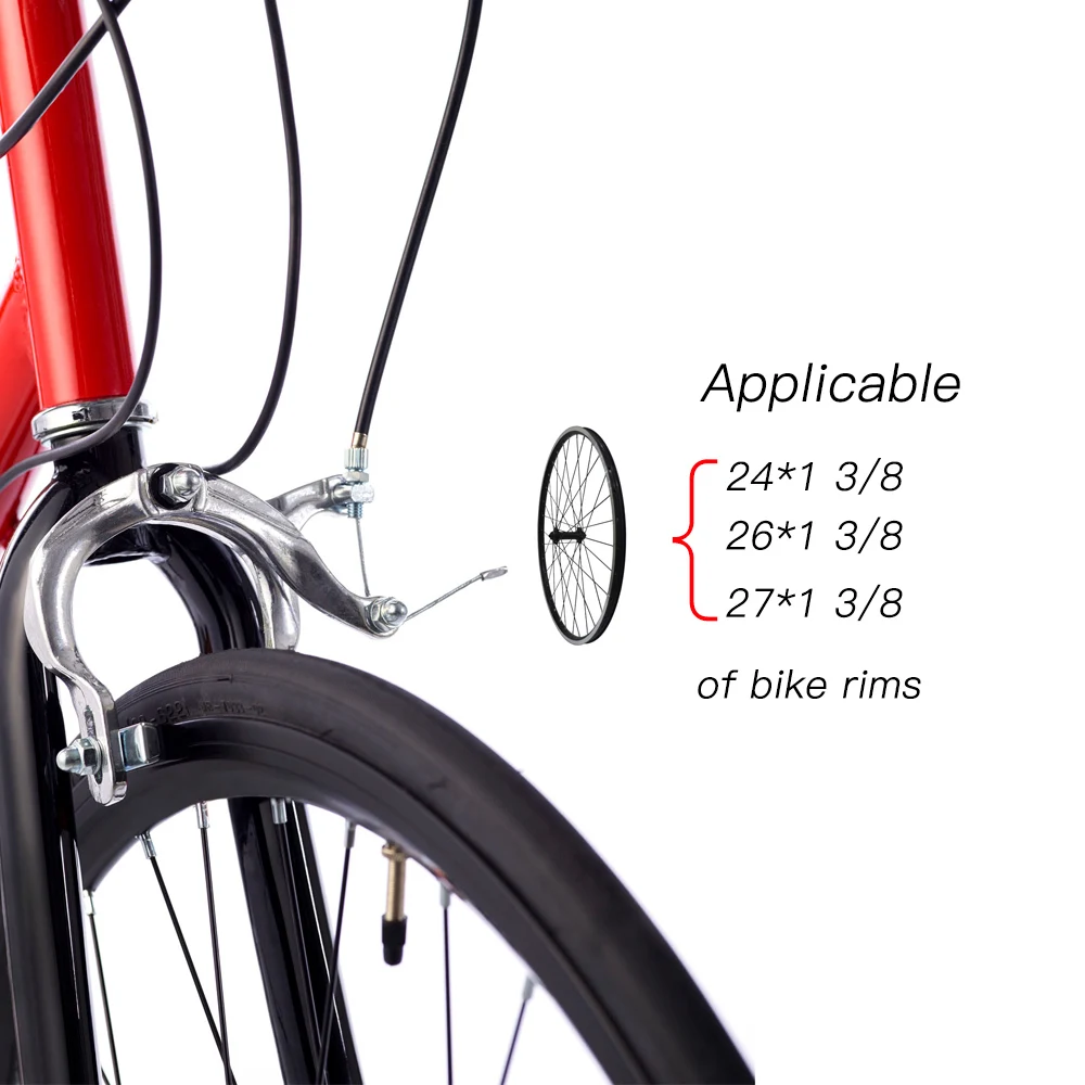 Алюминиевый велосипедный U тормозной суппорт передний/задний длинный рычаг суппорта алюминиевый сплав+ резина U тормозные суппорты Аксессуары для велосипеда