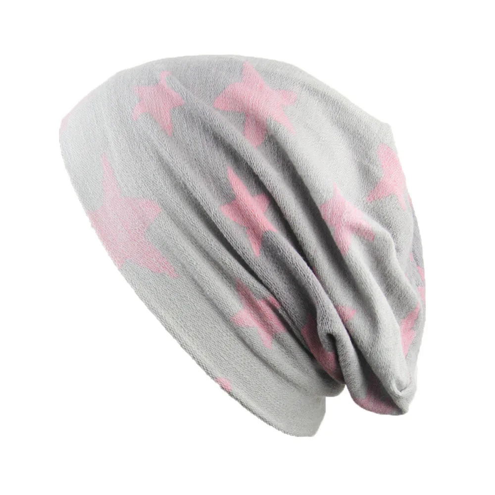 

Autumn unisex fashion stars hat novelty star two-sided soft hat leisure sunshine youth Baotou cap thin section nightcap