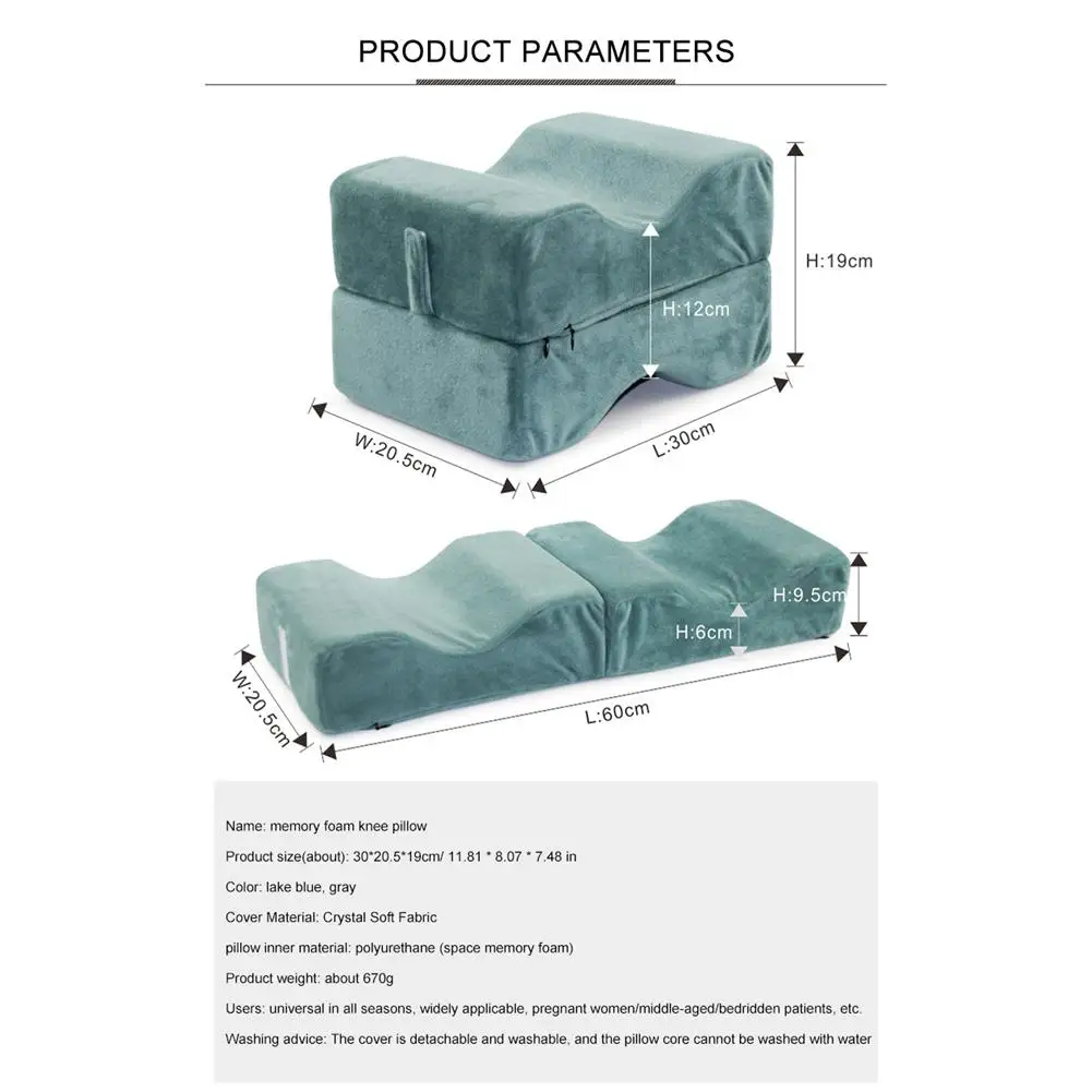 Подушка для поднятия колена Съемная многофункциональная подушка для ног из пены памяти подушка для колен для беременных женщин# 4O