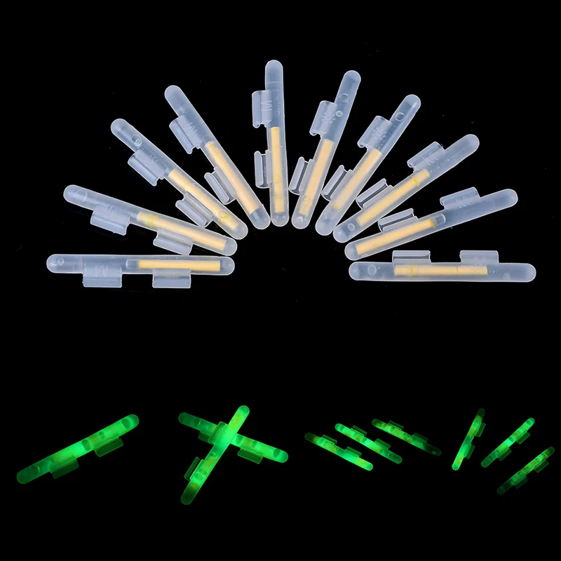 

20Pcs Fishing Lightstick Night Fishing Float Chemical Light Fish Fluorescent Glowing Fishing Light Stick Luminous Float Lights