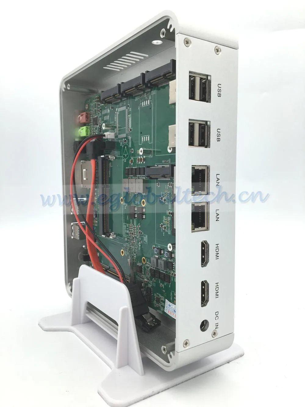 Fanless Mini PC Windows 10 Computer Small PC Intel Nuc Core i5 4258u 8G RAM 1TB HDD 2.9GHz with Dual HDMI Dual Lan SD Card