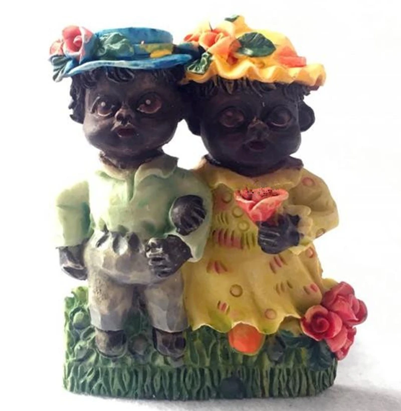 Handmade Painted Creative African Children 3D Fridge Tourism