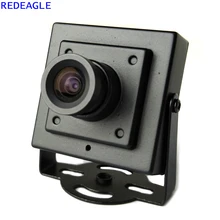 REDEAGLE 700TVL CMOS Проводная Мини-коробка микро CCTV камера безопасности с металлическим корпусом 3,6 мм объектив
