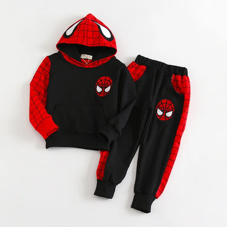 Spiderman Children Boys Clothing set Baby Boy Spider man Sports Suits 3