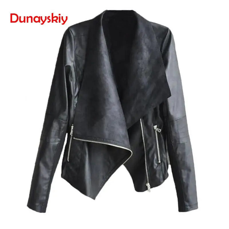 

Pu Leather Jacket Women Fashion Bright Colors Black Motorcycle Coat Short Faux Leather Biker Jacket Soft Jacket Female 2019