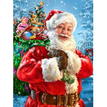 

Christmas Full Diamond Painting Rhinestone Pasted Embroidery Painting Cross Stitch 30x40cm Home Decor 5O0901