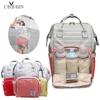 Lequeen Fashion Mummy Maternity Nappy Bag Large Capacity Nappy Bag Travel Backpack Nursing Bag for Baby Care Women's Fashion Bag 3