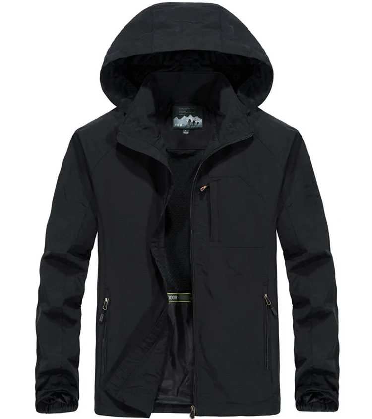 6XL Мужская водонепроницаемая военная куртка осенние мужские повседневные ветровки мужские дышащие с капюшоном уличные пальто одежда, GA363