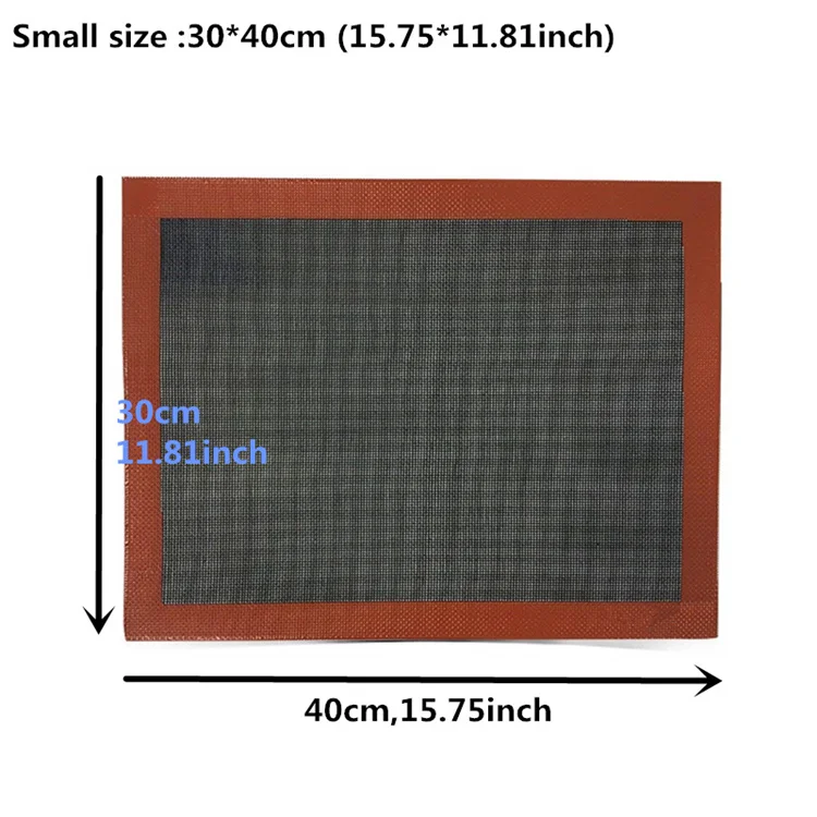 Антипригарная сетка силиконовый коврик для выпечки коврики для печенья Molde De Bolo подкладка для печенья лист - Цвет: small