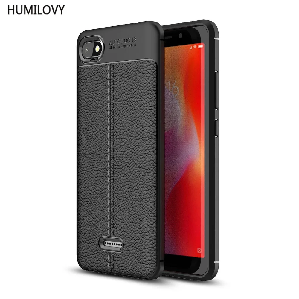 

For Xiaomi Redmi 6A Case 5.45inch Shockproof TPU Silicone leather Soft Full Back Cover For Xiaomi Redmi 6A Coque Fundas Capa