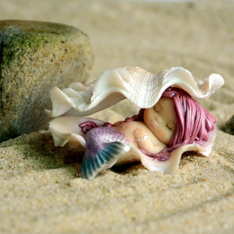 

Creative Cute Mermaid furnishing articles princess house girl Fish Tank Aquarium landscape Decoration