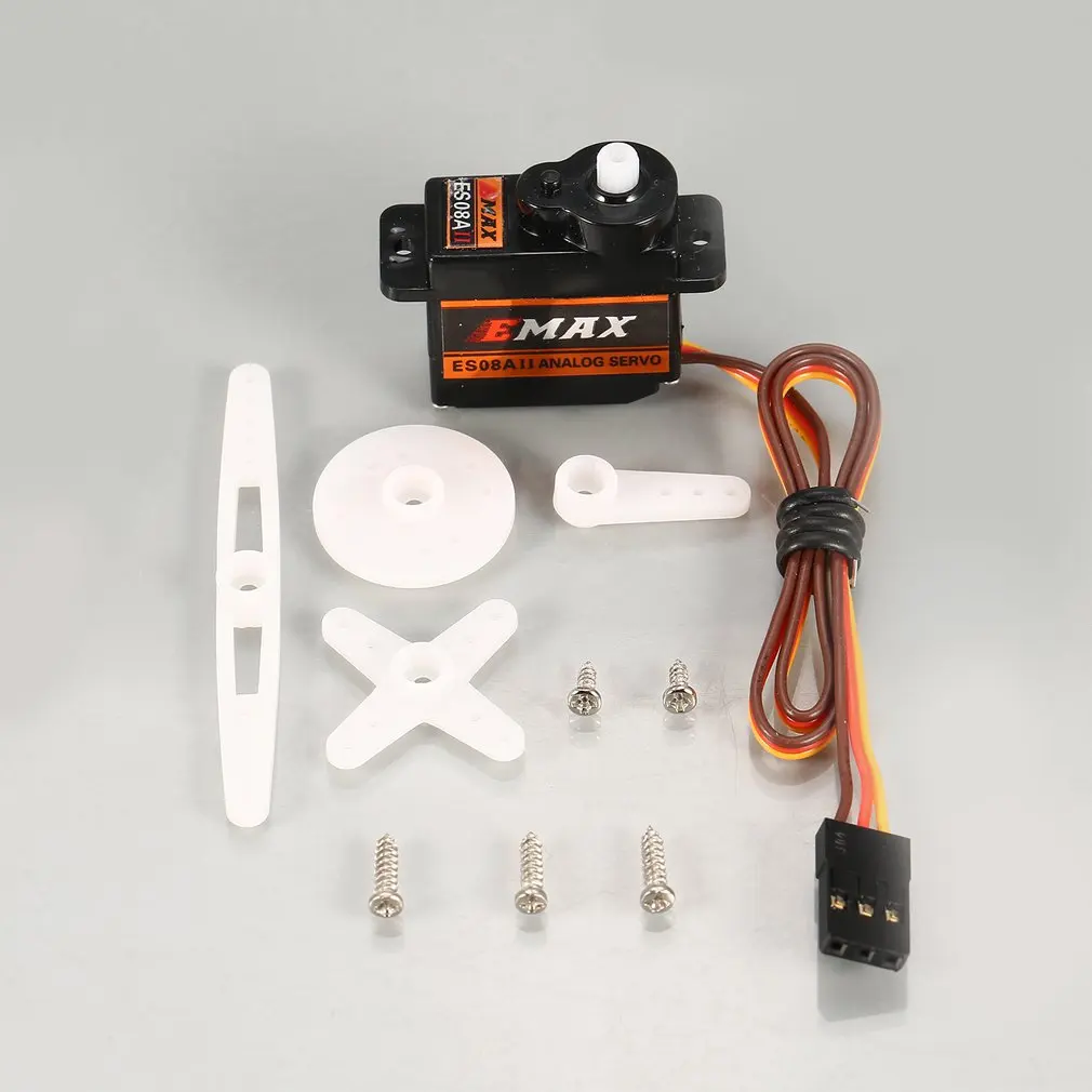 4 шт./компл. EMAX ES08A II 8 V 6 1 кг 0 12/0 10 s/60 градусов аналоговые Пластик Шестерни