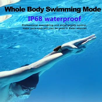 

IP68 waterproof sports wristband blood pressure blood oxygen sleep monitor smart band message reminder stopwatch smart bracelet