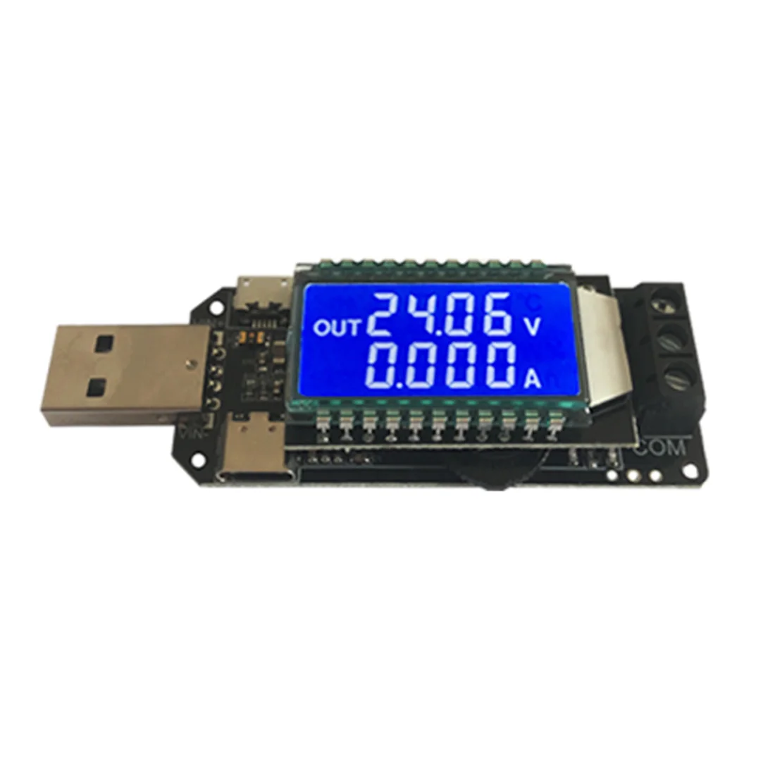 

XY-DUPH USB Step UP Down 5v to 3.3v 9v 12v 24v Power Supply Module Adjustable Boost Buck Converter Voltage Regulators - Black